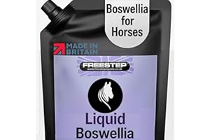 Freestep Liquid Boswellia for Horses | Joint Supplement | 95% Boswellia in Organic Apple Cider Vinegar | Liquid Hip & Joint Mobility Support | Myrrh & Frankincence Resin
