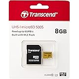 Transcend TS8GUSD500S microSDHC 500S Scheda di Memoria, 8 GB