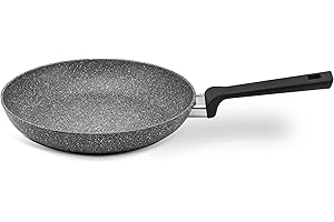 ILLA Planeta Padella Antiaderente 24 cm adatta per Induzione in Alluminio 100% riciclato, Made in Italy