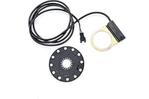 JZK Electric Bike Pedal Assist Sensor - 3 Pin, 12 Magnet PAS Sensor for Ebike