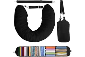 iophi Wypełniana poduszka pod kark (czarna)