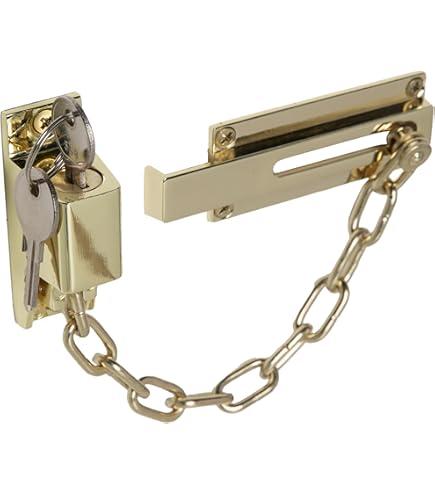 Serratura A Catena Per Porte Interne | Acciaio Inox 304 | Antifurto Con Viti | Lunghezza Catena 160 Mm - Foto 7