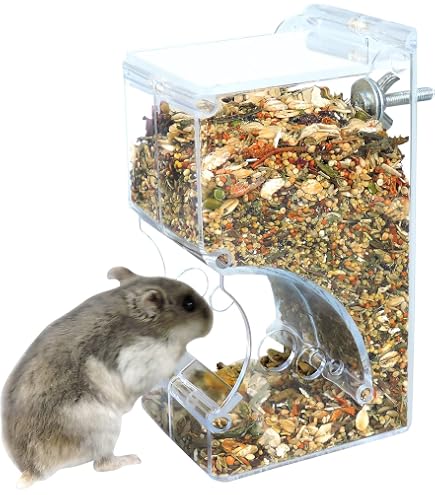 Mangiatoia In Legno Per Criceti E Piccoli Animali - Casetta Per Il Cibo, Design Carino E Naturale
