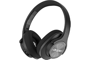 oraolo Over Ear Headphones Wireless, Bluetooth Headphones Over Ear, Wireless Headphones 60 Hours Playtime & Bluetooth 5.4 with Deep Bass, Foldable Lightweight, Fast Charging Travel/Work/Phone