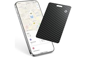 POHICOO Smart Air Tracker Card Tag, Recargable Wallet Tracking Card Compatible con App Buscar Apple (Sólo iOS), Localizador de Billetera Delgado 1,7 mm para Maletas/Carteras/Bolsos