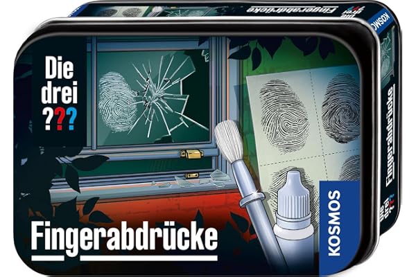 Die drei 632335 Empreintes digitales de Kosmos - Gadget de détective passionnant - Ensemble de Jouets de détective passionnant pour Enfants à partir de 8 Ans - Cadeau d'anniversaire