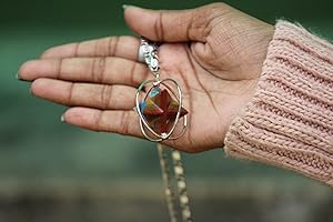 Jet International Chakra Star Spinning Merkaba Colgante Geometría Sagrada Platónica Sanación Sólida Cristal Genuino Metafísico Espiritual Equilibrio Chakra Regalo Divino Amor Bendiciones paganas Sue