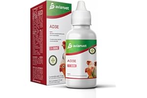 AVIANVET AD3E | Supplément alimentaire en vitamines pour oiseaux | Sans DORÉ 100 ml