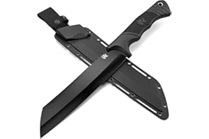 ‎ODENWOLF ODENWOLF W Machete - Machete Survival - Machete scharf echt aus D2 Stahl - Großes Buschmesser geeignet für jegliche Bushcraft & Outdoor Aktivitäten - Machete Garten auch geeignet für Gartenarbeit