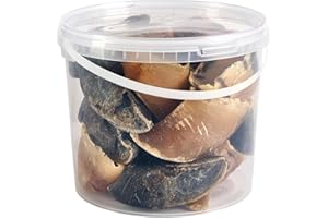 HUNGRY PETS Premium Cow Hooves Dog Treats, 5L Tub