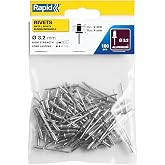 Rapid Percin 3.2X8 mm Aluminyum100 Adet