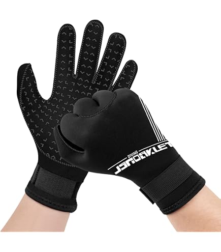 waterproof handschuhe 5mm G2 5 Finger 1,5 mm Tauch Neoprenhandschuh (S) Sport & Freizeit MT500 D3O® Gloves - personal area network Size:12 months