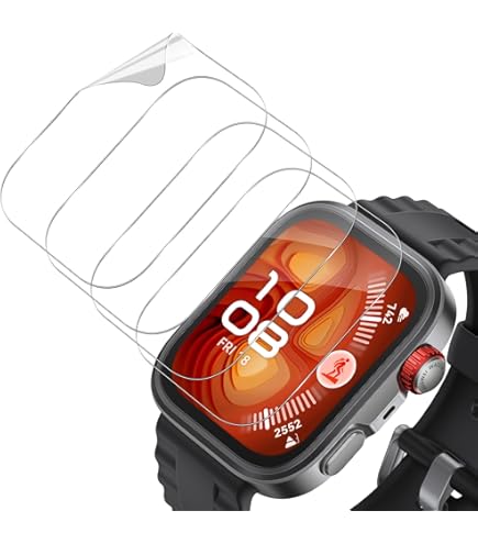 4x Displayschutzfolien Für Amazfit Active 2 Square - HD TPU Schutzfolie Blasenfrei