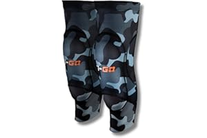 TI-GO TiGO Camo Soft Padded Knee Pads for Kids - MTB, Bicycling, Skateboard, Skating, BMX, Scooter & Rollerskating Protective Gear for Boys & Girls - Ultra-Comfortable Pad Protection for Legs (Youth Small)
