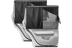 LSTRAGY Car Window Shades, Magnetic Car Curtains for Back Windows, Automobile Sun Shade Covers Blocks Heat and UV Rays Glare for Baby Protection,Camping Accessories