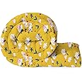 BSB HOME 220 GSM Reversible Microfiber AC Comforter/Duvets for Mild Winter | All Season King Size 3 Layered Quilted Blanket for Double Bed (220 cm x 240 cm, Floral, Yellow & Green)