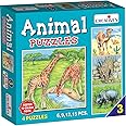 Creative Educational Number 3 Animal Puzzle (15-Piece)