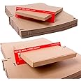 Crystal Mailing 50 x C4 A4 SIZE BOX 240x345x22mm RM LARGE LETTER CARDBOARD SHIPPING PIP BOXES