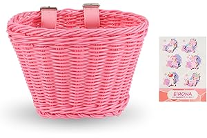 EIRONA Kids Bike Basket for 12-16 Children Bike, Boys & Girls Bike Accessories