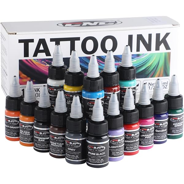Sailor Jerry Tattoofarbe Dunkelgelb 10 Ml – REACH-konform, Made In Germany Mit Zertifikat
