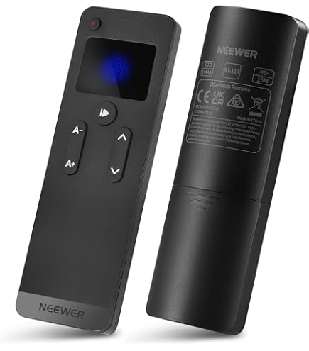 NEEWER Bluetooth Foot Switch For Teleprompter App - Silent Foot Pedal Control For Script Scrolling, USB/Battery Powered