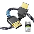 Maxonar 10K 8K HDMI 2.1 Cable 1m, (Certified) Ultra HD 48Gbps High Speed 10K 8K@120Hz 4K@120Hz eARC RTX 3090 HDR10 4:4:4 HDCP 2.2&2.3 Dolby Compatible with PS5,Xbox Series X,Roku/Fire/Sony/LG TV