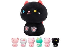 Mewaii 36cm Almohada de Peluche Almohada de Hongo Super Lindo Cojines de Peluche Animal Abrazando Almohada Juguetes Regalo para Niños