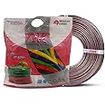 TWC Double Core Speaker Wire | Transparent, 45 Metre, 16 Gauge | Insulated speaker wire | Wire for subwoofer, speaker, home theatre |