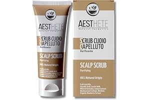 Gommage Cuir Chevelu Exfoliant Purifiant Rafraîchissant Avec Acide Glycolique 100ml Gommage Capillaire Cheveux Délicat Avec Des Granules Minéraux Combat Les Pellicules et la Peau Grasse