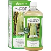 Aloe Verum Premium - Pure Aloe Vera Juice for Drinking - 1L | With All The Fresh Plant Pulp For Your GI Health, Fatigue &amp; Imm