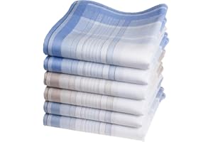 MERRYSQUARE Chusteczki męskie "Lewis" - 40 cm kwadrat - 6 sztuk