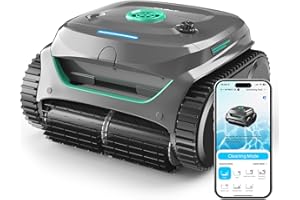 (2025 New) WYBOT C2 Cordless Robotic Pool Cleaner, Wall & Waterline Cleaning, Automatic Pool Vacuum for Inground Pools, Dual Filtration, Max 180mins Runtime, App Control(Bluetooth Connect)