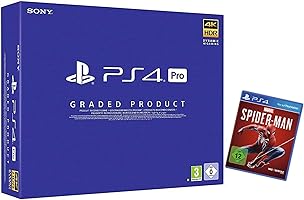 PlayStation 4 Pro - Konsole A Chassis 1TB (Zertifiziert und Generalüberholt) + Marvel’s Spider-Man - Standard Edition - [PlayStation 4]