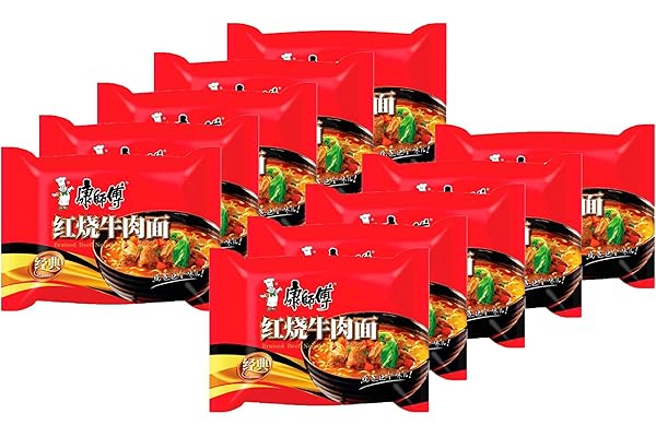 Pack 10 Ramen Fideos Instantáneos Sabor Ternera - Instant Noodle Tallarines