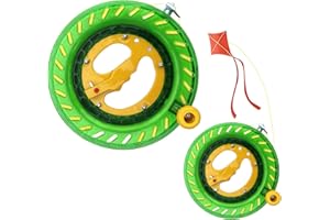 Liuer Devanadera de Carrete de Cometa,Línea de Cometas Bobina con 300m de Hilo Herramienta para Volar Cometas Enrollador de Línea de Cometa para Actividades al Aire Libre en Familia y en Equipo