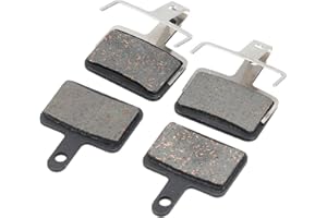 Laxzo ® Bike Brake Pads, Best Tek Disc Brake Pads for Shimano M315 M355 M515 M525 C501 C601 M375 M395 M415 M416 M446 M465 M475 M485 M486 Bicycle Disc Brake Pads (2 Pairs)