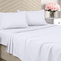 Couette Microfibre Utopia Bedding 180x200 Cm - 350 GSM - Ultra Douce - 4 Languettes D'Angle - Blanche