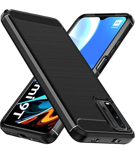 PANXIYUE Cover per Xiaomi Redmi 9T, Antiurto 360° Full Body Protettiva,con supporto per auto magnetico,Con supporto invisibile, PC duro e TPU Silicone