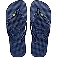 Havaianas - Top Brasil, Comfortable, Durable and Lightweight Flip-Flops, with Non-Slip Sole, Brazilian Flag on the Straps, Adults Unisex