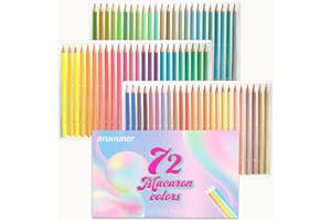 Kredki EiDevo 72 kolory, odpowiednie dla dorosłych, dzieci i kolorowanek, zestaw kolorowych ołówków prezent dla dorosłych, dzieci i dzieci w wieku początkującym