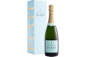 Champagne PIAFF Brut NV 75cl | Crowd Pleasing Premium Champagne with Brioche, Apple and Pear Notes and a Magnificent Persistent Mousse