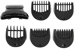 MINIFINKER ABS Rasierer Trimmerkopf mit 5 Stück Führungskämmen 1/2/3/5/7mm Passend für Series 3 380s-4 3040 3045 300s 301s 310s 3000s 3010s Ect