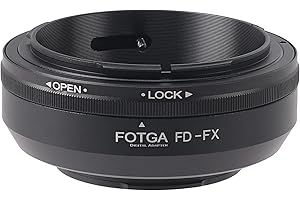 Fotga Canon FD FL Monture d'objectif pour Fujifilm X Mount Adapter Fuji X-Pro1 X-M1 X-T1 E2