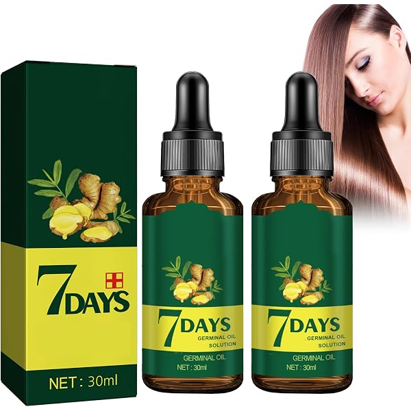 Tkekruh Haarstärkungs-Ampullen – 7 Stück à 2 Ml, Anti-Haarausfall Serum Für Dickeres, Gesünderes Haar