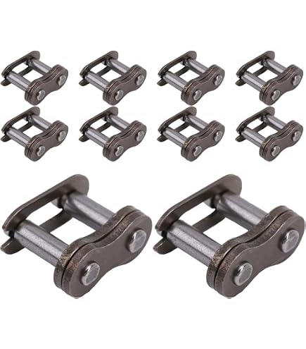 Chaîne 25H Pour Scooter/moto 47cc 49cc - 136 Maillons, Pas 6.35 Mm, Compatible VTT Et Quad électrique