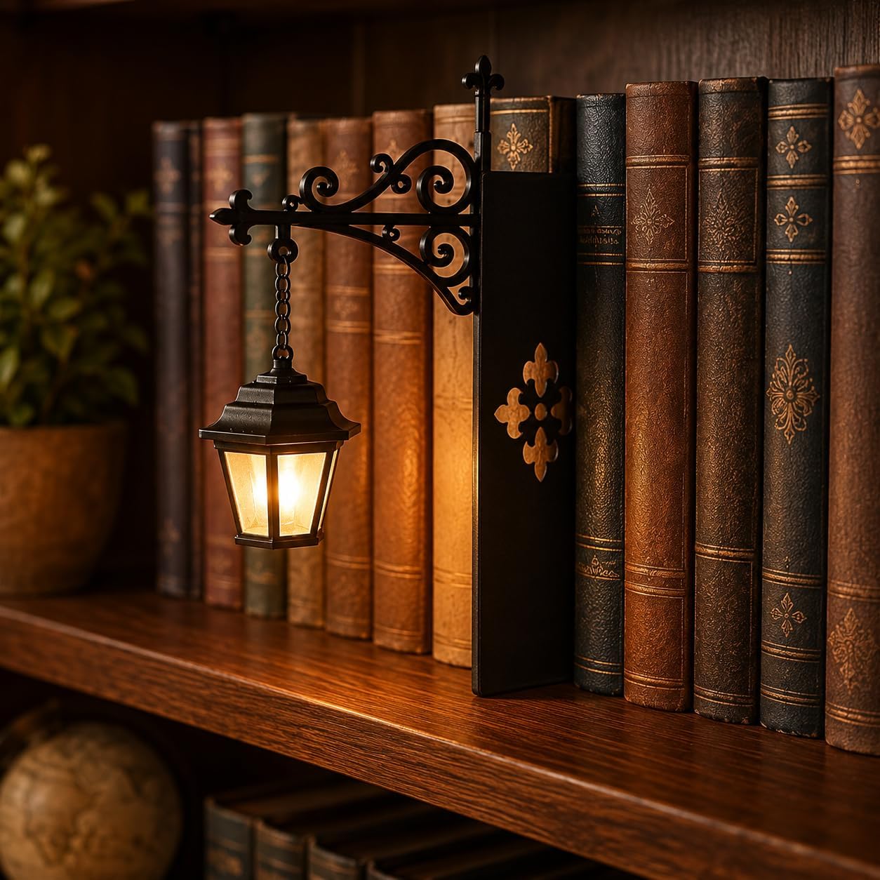 Technische Daten & Spezifikationen : Lixstyea Bibliothekslaterne Bücherregal Lampe