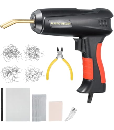 150W Plastic Welding Machine, Welder Gun Repair With 800PCS Hot Staplers Car Bumper Repair Kit Plastic Welding Car Body Crack Repair Tool 87835557 - View #4