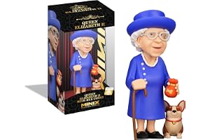 MINIX – Celebrity #26 – Drottning Elisabeth II. med sin Corgi – samlarfigur 12 cm