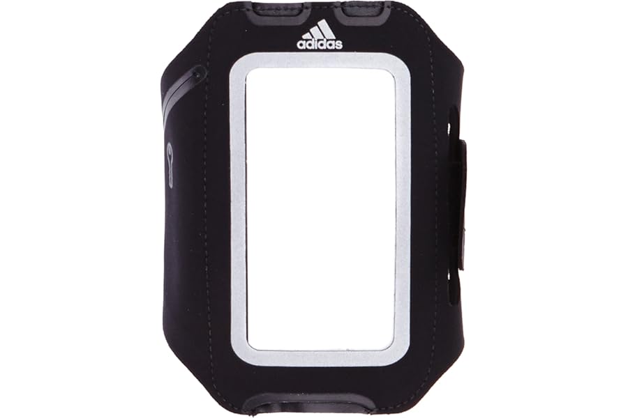 Adidas Media Arm Pocket - Black/White/Reflective Silver, One Size