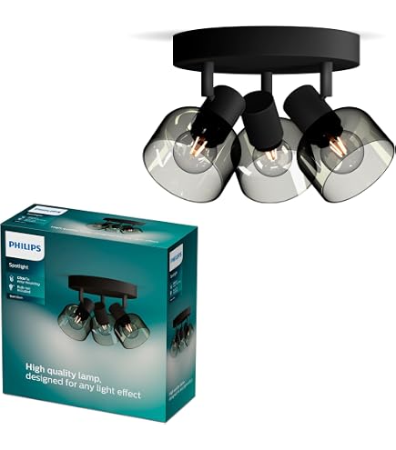 Philips Sleet Spot 1 Tête E14 - Applique Orientable Noire IP20